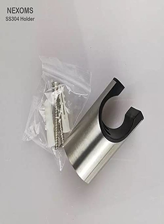 NEXOMS 1.2 Meter SS304 Flexible Shower Hose Tube/Health Faucet Pipe with Stainless Steel Wall Hook - Image 4